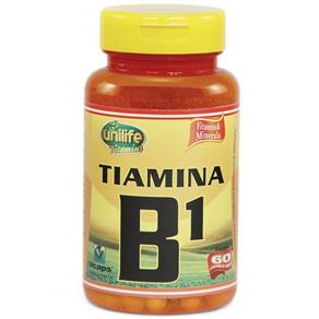 Vitamina B1 500mg Tiamina - Unilife - Sem Sabor - 60 Cápsulas