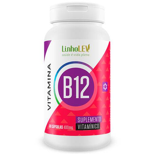 Vitamina B12 60 Cápsulas Premium - Cianocobalamina