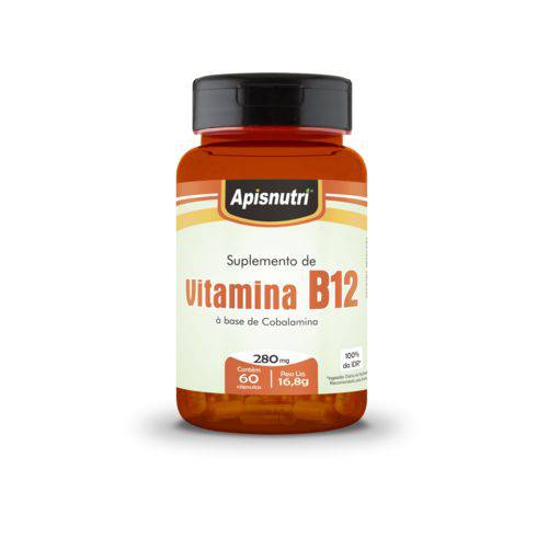 Vitamina B12 (cobalamina) 60 Cápsulas 280 Mg