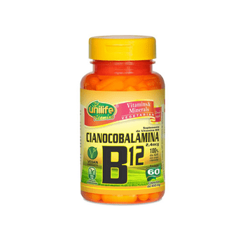 Vitamina B12 Cobalamina 60 Cápsulas Unilife
