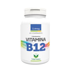 Vitamina B12 - Cobalamina - Natural - 60 Cápsulas