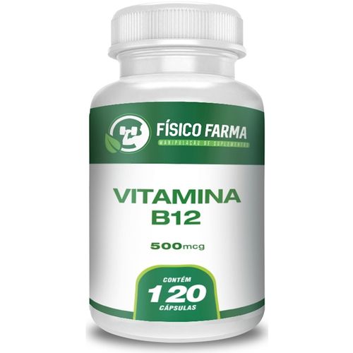 Vitamina B12 (metilcobalamina) 500mcg 120 Cápsulas