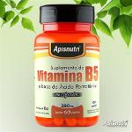 Vitamina B5 280mg C/60 Cápsulas Apisnutri