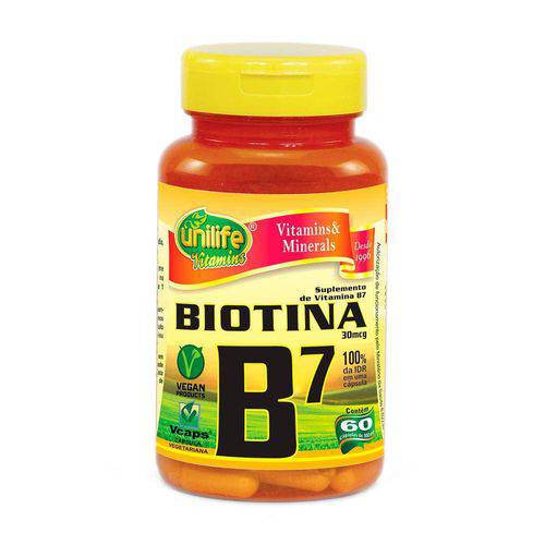 Tudo sobre 'Vitamina B7 Biotina'