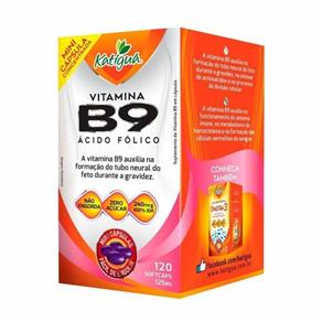 Vitamina B9 - SEM SABOR - 120 CÁPSULAS