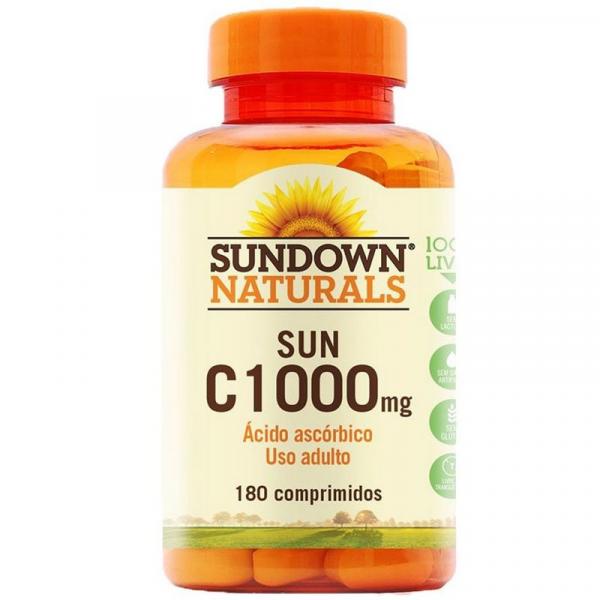 Vitamina C 1000mg - 180 Comprimidos - Sundown - Sundown Naturals