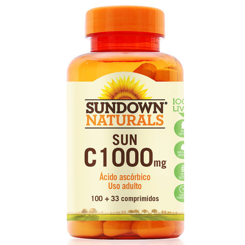 Vitamina C 1000mg - Sundown Vitaminas - 100 Comprimidos