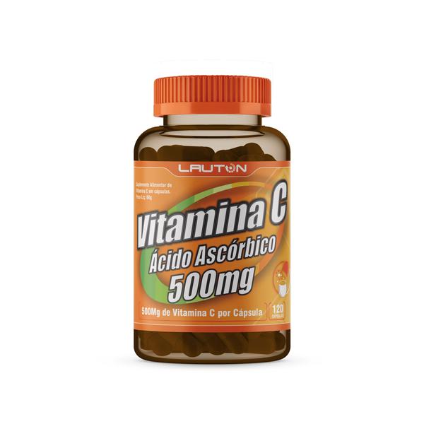Vitamina C 500MG - 60 Caps - Lauton Nutrition