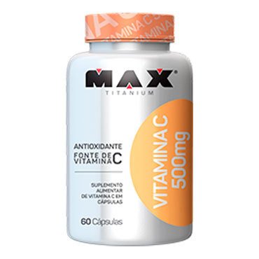 Vitamina C 500Mg- 60 Caps - Max Titanium