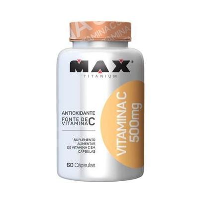 Vitamina C 500mg 60 Cápsulas Max Titanium