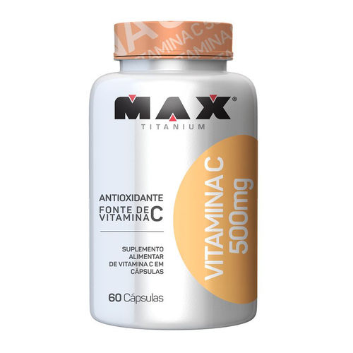 Vitamina C 500mg 60caps - Max Titanium
