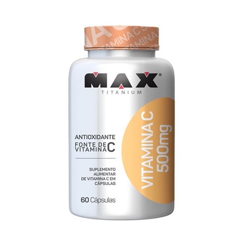 Vitamina C 500mg 60caps - Max Titanium
