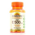 Vitamina C 500mg com 180 Comprimidos Sundown Naturals