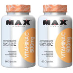 Vitamina C 500Mg 2 Unidades De 60 Cápsulas Max Titanium
