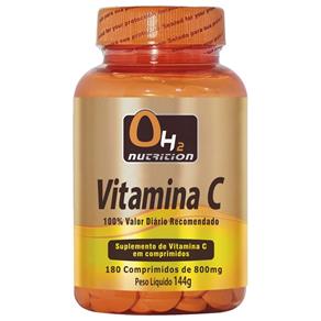 Vitamina C - Oh2 Nutrition - Sem Sabor - 180 Tabletes