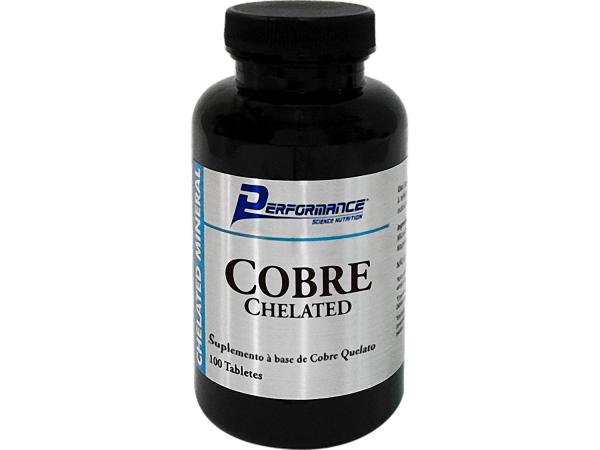 Vitamina Cobre Chelated 100 Tabletes - Performance Nutrition
