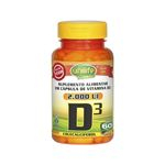 Vitamina D3 2.000 Ui Colecalciferol 60 Cápsulas Unilife
