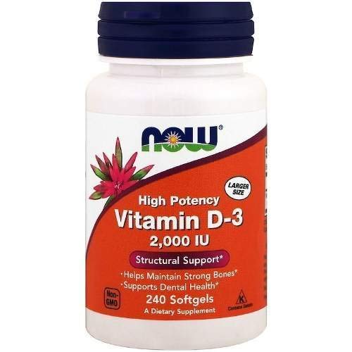 Vitamina D3 2000ui 120 Softgels Now Foods