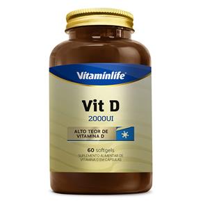 Vitamina D (2000ui) 60 Cápsulas - Vitaminlife