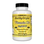 Vitamina D3 10000 Iu 360 Softgels - Healthy Origins