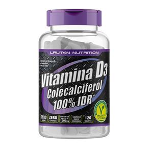 Vitamina D3 1000mg - SEM SABOR - 120 CÁPSULAS