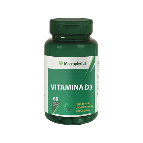 Vitamina D3 250mg 60cáps Macrophytus