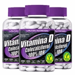 Vitamina D3 (Colecalciferol) - 3 un de 120 Tabletes - Lauton