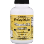Vitamina D D-3 10000ui 360 SGels Importado Healthy Origins