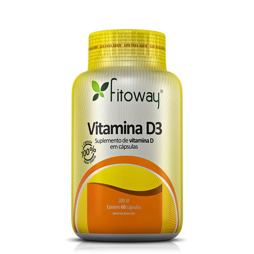 Vitamina D3 Fitoway 200 Ui - 60 Caps