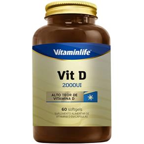 Vitamina D - Vitaminlife - 60 Cápsulas -