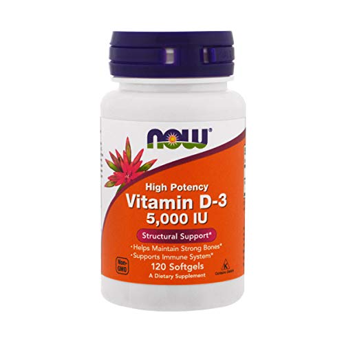 Vitamina DD 5000 IU (120 Softgels) Now Foods