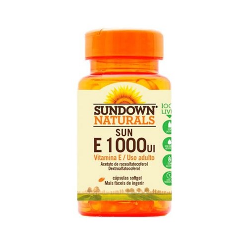 Vitamina e 1000 Ui - 50 Cápsulas - Sundown