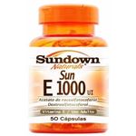 Vitamina E, 1000iu, Sundown, 50 Cápsulas
