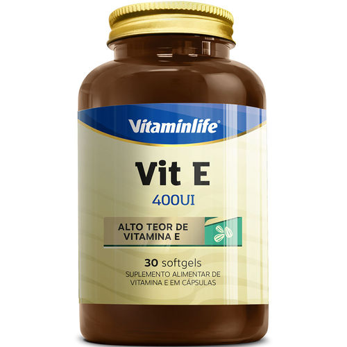 Vitamina e 400 Ui (30 Softgels) Vitaminlife