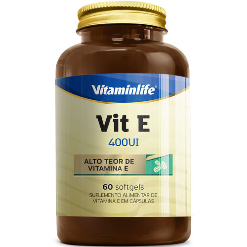 Vitamina e 400 Ui (60 Softgels) Vitaminlife