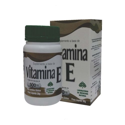 Vitamina e 60 Cápsulas 500 Mg Medinal