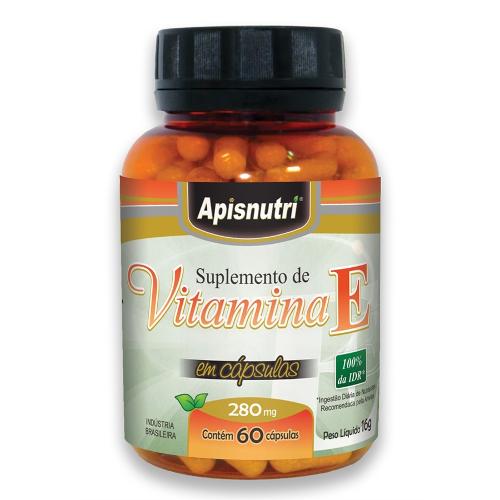 Vitamina e 280mg C/60 Cápsulas Apisnutri