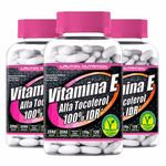 Vitamina E (Alfa Tocoferol) - 3 un de 120 Tabletes - Lauton