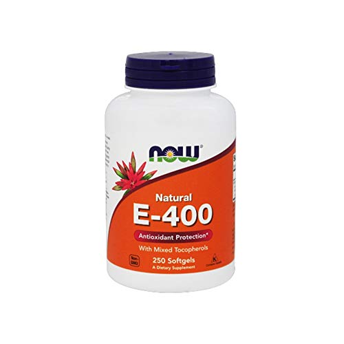 Vitamina e E-400 IU (250 Softgels) Now Foods