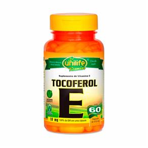 Vitamina e Tocoferol Unilife - 60 Cápsulas 470mg