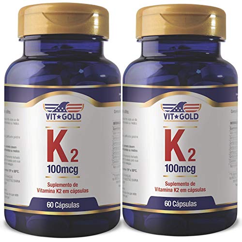 Tudo sobre 'Vitamina K2 Mk-7 100mcg Vitgold Kit 02 Un 60 Cápsulas'