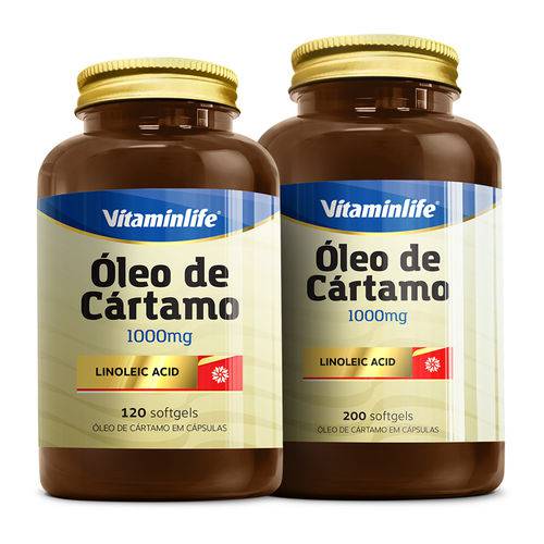 Vitaminlife Oleo Cartamo 1000mg 200 Caps