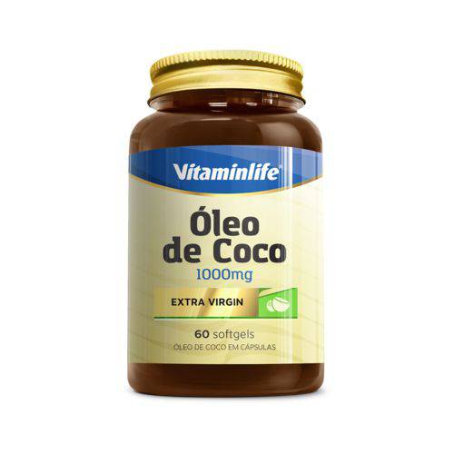 Vitaminlife Oleo de Coco 1000mg 60 Caps