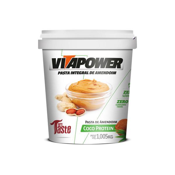 Vitapower Pasta de Amendoim Coco Protein (1,005kg) - Mrs Taste