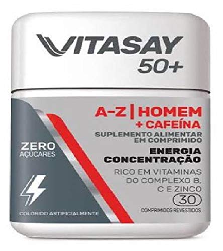 Vitasay 50 Mais Comprimidos Cafeína Vitamina C/30
