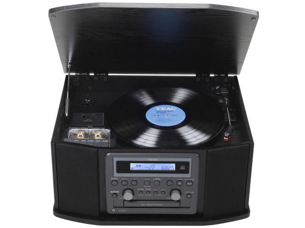 Vitrola TEAC GF-550 CD Fita Cassete USB - Rádio AM/FM