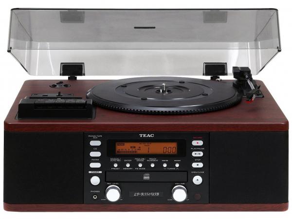 Vitrola TEAC LPR550 CD Fita Cassete - USB Rádio AM/FM