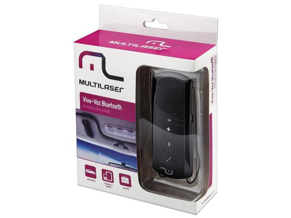Viva-Voz Multilaser AU201 por Bluetooth V 3.0 - para Celulares e Tablets e IPhone