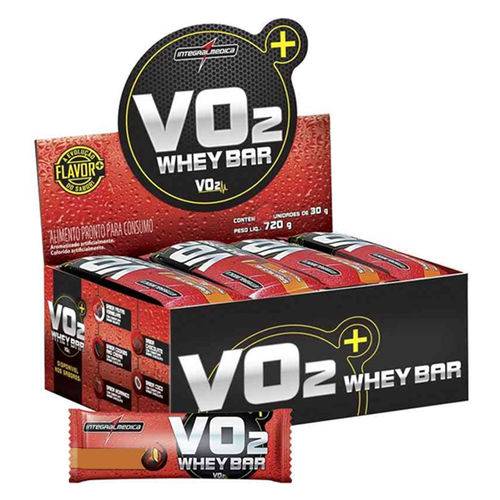 Vo2 Protein Bar 12 Unidades - Integral Médica - Sabor Cookies And Cream