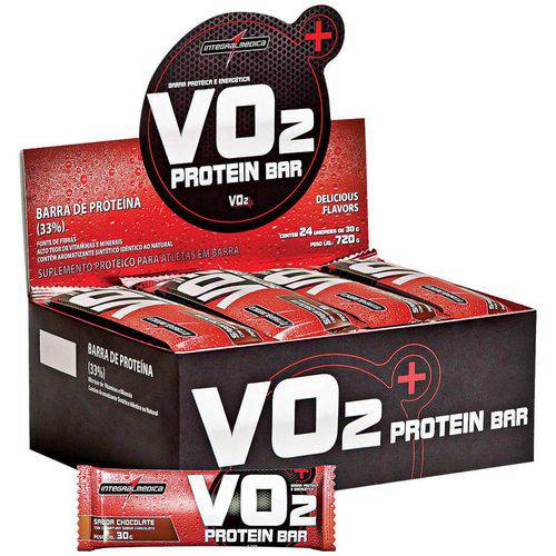 VO2 Protein Bar (caixa C/ 24 Uni) - Integralmédica-Chocolate